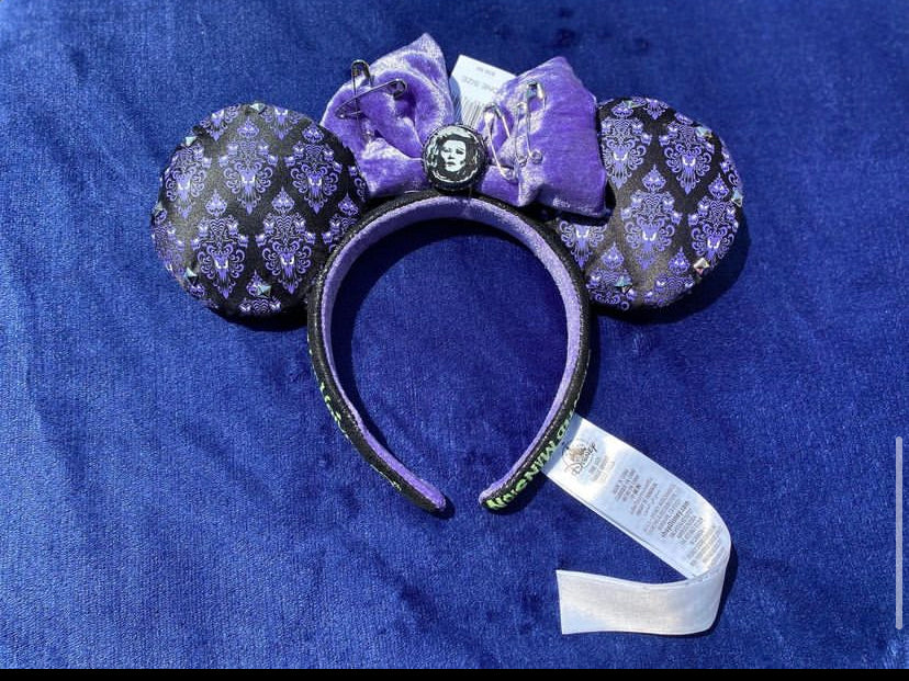 Haunted Ears & Purple Bow